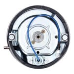 fl speedometer 62 67 electra face black silver 11 mph for harley