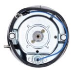 fl speedometer 62 67 electra face black silver 21 mph for harley