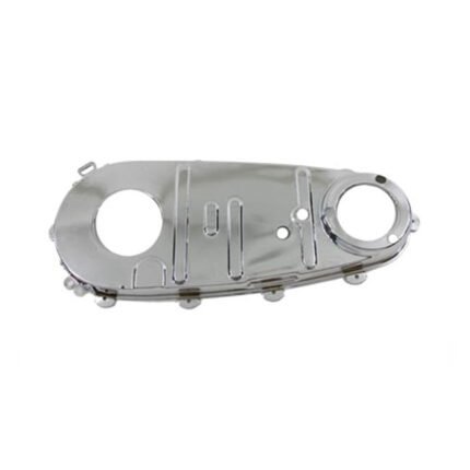 steel inner primary cover chrome for harley fits 1955 1964 4 speed big twin