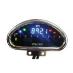 electronic cnc aluminum speedometer mph chrome for harley fits universal