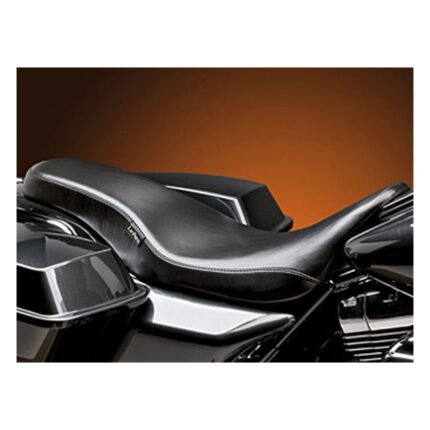 lepera cobra 2 up seat smooth for harley fits 2008 2023 touring