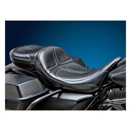 lepera maverick 2 up seat daddy long legs for harley fits 2002 2007 flhr road king