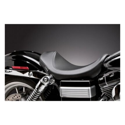 lepera villain solo seat smooth for harley fits 2006 2017 dyna