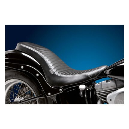 lepera cobra 2 up seat pleated for harley fits 2006 2017 softail with a 200mm rear tire