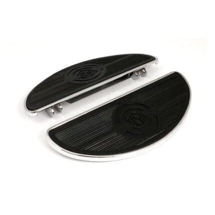 oval early style floorboards solid chrome for harley fits 1986 2017 softail 2012 2016 dyna fld switchback 1983 2023 flt touring 2009 2023 trikes