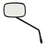 late oem style mirror long stem left side black for harley fits 1965 up h d