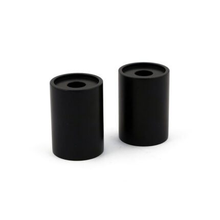 wild1 riser extensions 2 tall black for harley