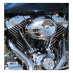 ss stealth air stream air cleaner cover chrome for harley fits ss stealth air cleaners