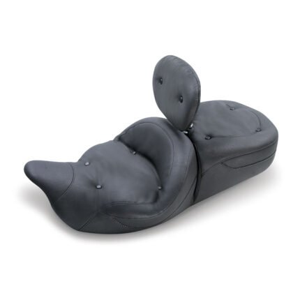 mustang regal super touring seat with rider backrest for harley fits 2008 23 touring 2009 23 flhtcutg tri glide trike