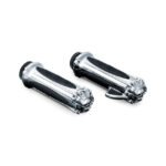 kuryakyn zombie grips for harley fits 2008 2023 h d with e throttle excl 2023 flhxse 2018 2021 fltrxse ra pan america rh sportster