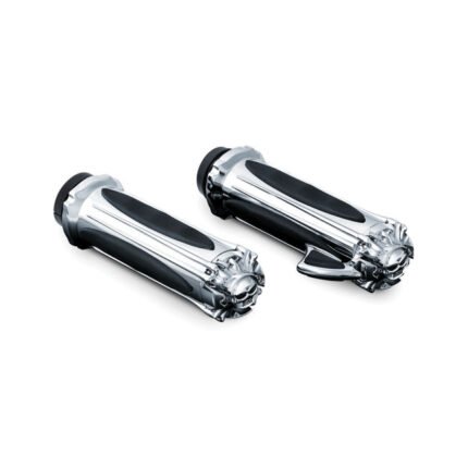 kuryakyn zombie grips for harley fits 2008 2023 h d with e throttle excl 2023 flhxse 2018 2021 fltrxse ra pan america rh sportster