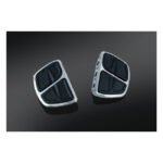 kuryakyn kinetic mini floorboard set chrome for harley