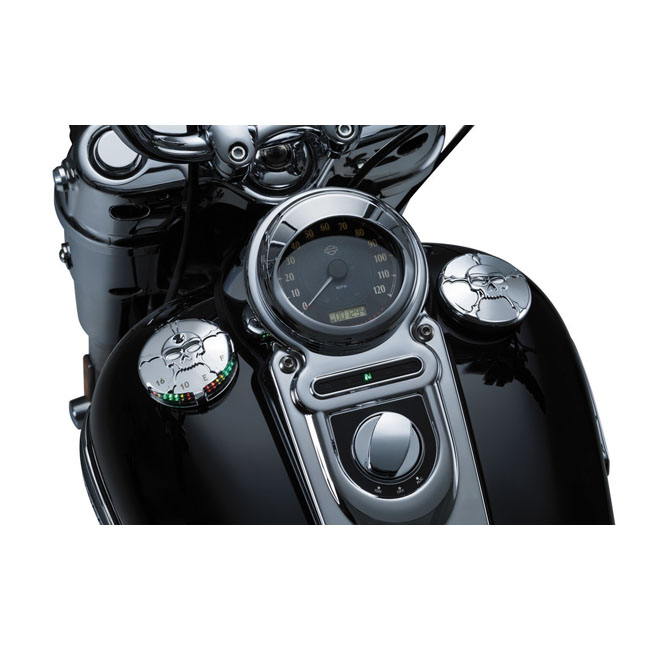 kuryakyn zombie gas cap for harley fits 1983 2018 h d