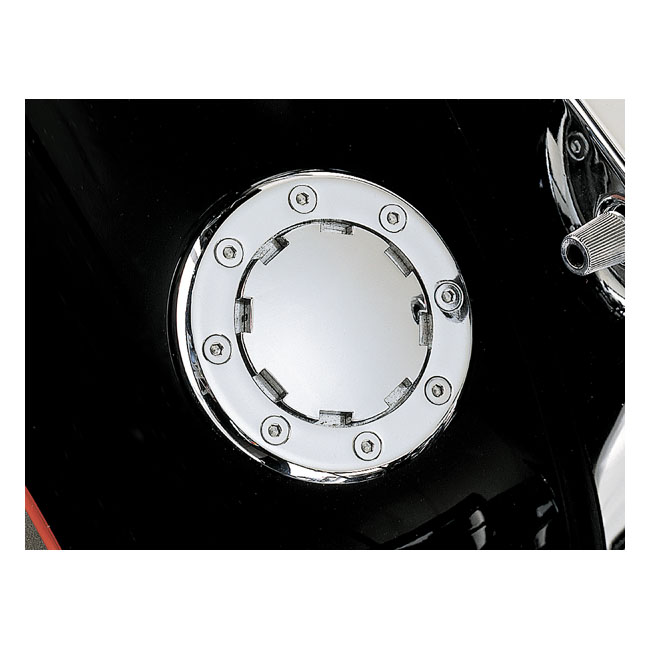 kuryakyn flush mount gas cap for harley fits 1983 1999 h d