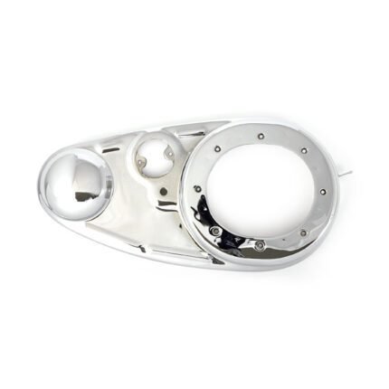 paughco outer prim cover chrome for harley fits 1932 1973 45 sv kickstart