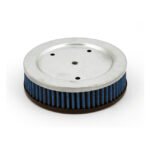 mcs blue lightning air filter element for harley fits screamin eagle evo big twin with 8 round air cleaner housing