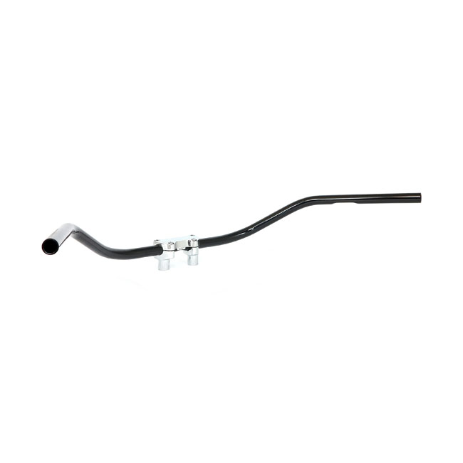 fehling 1 dirty bar black for harley fits 1982 2022 h d excluding 2008 2022 e throttle and 1988 2011 springers with 1 i d risers