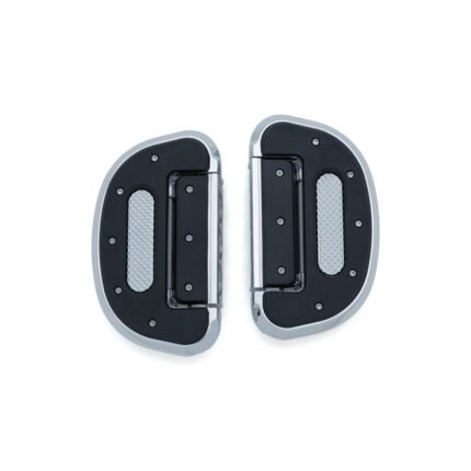 kuryakyn heavy industry folding floorboards for harley fits all harley davidson with correct adapter excl rider position xg models