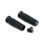 kuryakyn thresher grips 1 satin black for harley fits for 1 2022 handlebars