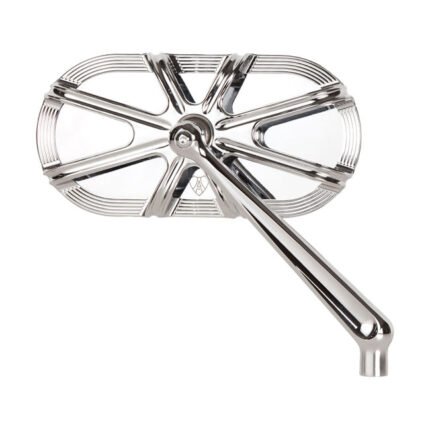 ness 10 gauge caged mirror right hand chrome for harley fits including hardware for harley indian metric and victory