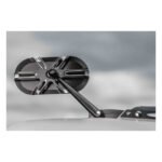 ness deep cut caged mirror right hand black for harley fits including hardware for harley indian metric and victory