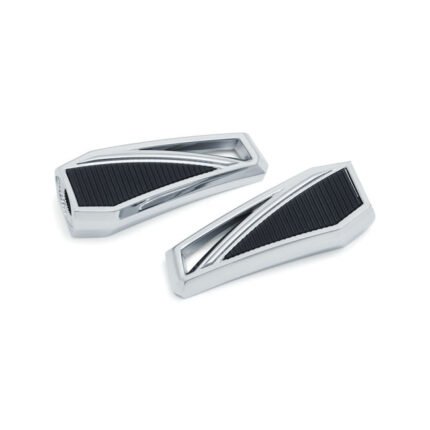 kuryakyn phantom footpegs without adapters chrome for harley fits model specific splined footpeg adapters are found in the adapter overview and must be purchased separately
