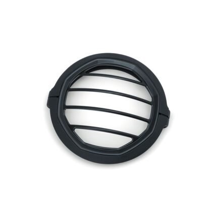 kuryakyn dillinger 5 3 4 headlight trim satin black for harley fits most harley davidson with a 5 3 4 headlamp