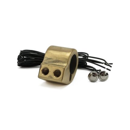 wannabe choppers wannabutton 22mm brass for harley