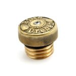wannabe choppers bitte drehen gascap brass for harley fits 1983 1995 h d
