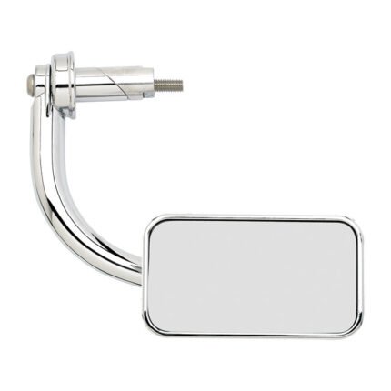 biltwel in bar utility mirror rectangle 7 8 chrome for harley