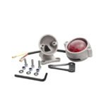 motone eldorado tail light with fender mount for harley fits universal