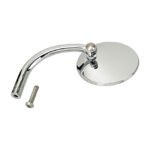biltwell utility round mirror chrome ece appr for harley 2