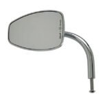 biltwell utility teardrop mirror chrome ece appr for harley