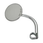 biltwell utility round mirror chrome ece appr for harley