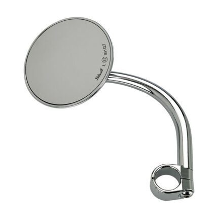biltwell utility round mirror chrome ece appr for harley