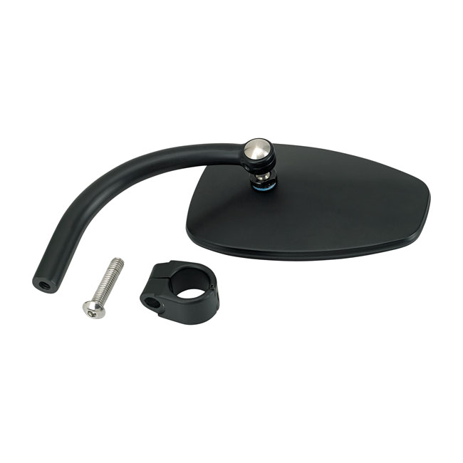 biltwell utility teardrop mirror black ece appr for harley 3