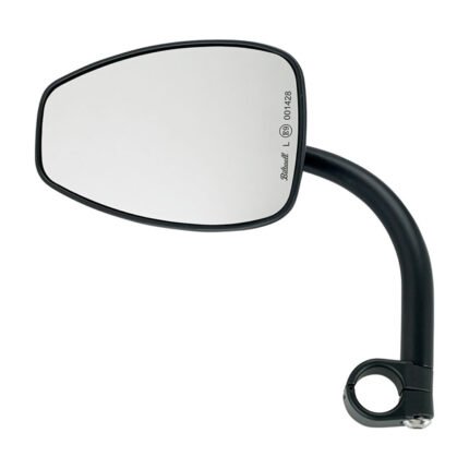 biltwell utility teardrop mirror black ece appr for harley 3