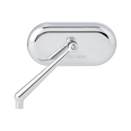 arlen ness oval forged mirror left chrome for harley fits harley indian metric and victory with included hardware