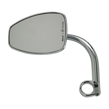 biltwell utility teardrop mirror chrome ece appr for harley 2