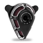 pm jet air cleaner kit black cc for harley fits 2018 1923 softail 2017 1923 touring excl 2023 flhxse fltrxse 2017 1923 trikes