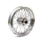 3 00 x 16 front wheel 40 spokes chrome for harley fits 1984 1998 flt flht flhr fltr