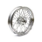 3 00 x 16 wheel 40 spokes chrome for harley fits 1967 1972 fl front and rear 1971 1972 fx rear only