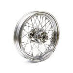 3 00 x 16 front wheel 40 spokes chrome for harley fits 2008 2017 flt flht flhr fltr flhx abs