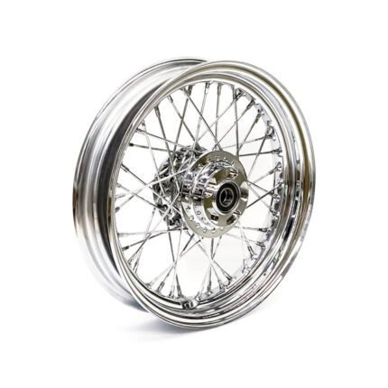 3 00 x 16 front wheel 40 spokes chrome for harley fits 2014 2020 xl1200c x w abs