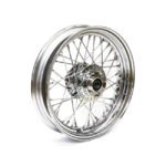 3 00 x 16 front wheel 40 spokes chrome for harley fits 2014 2020 xl 1200c x no abs