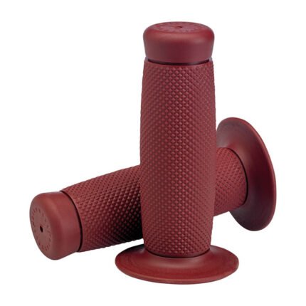 biltwell 1 tpv grips renegade oxblood for harley fits 1974 1923 h d with 1 diameter grip area