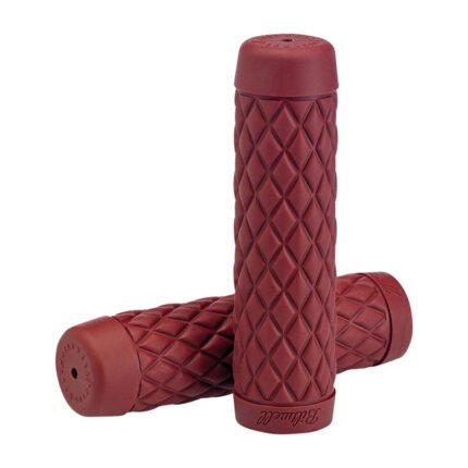 biltwell 1 tpv grips torker oxblood for harley fits 1974 2021 h d excl street with 1 handlebars