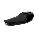 c racer neo classic cafe racer seat black for harley fits universal