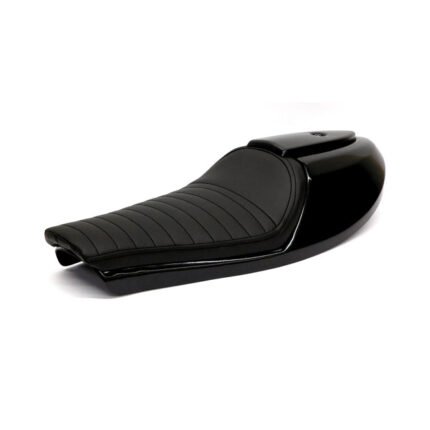 c racer neo classic cafe racer seat black for harley fits universal