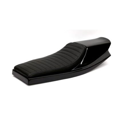 c racer flat racer scr14 seat black for harley fits universal